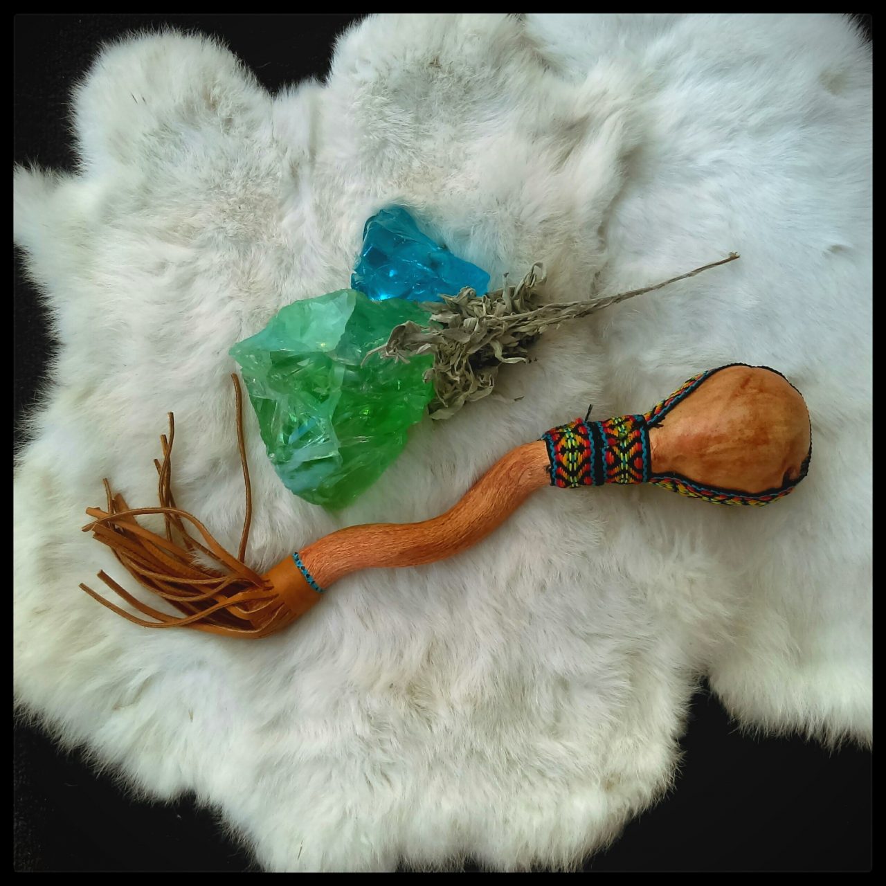 Spirit Rattle Sacred Prayer Rattle - Sold Out - Wind Spirit Teaching